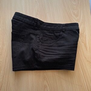 H&M Black Microdot Low Waist Women’s Shorts SIZE 6